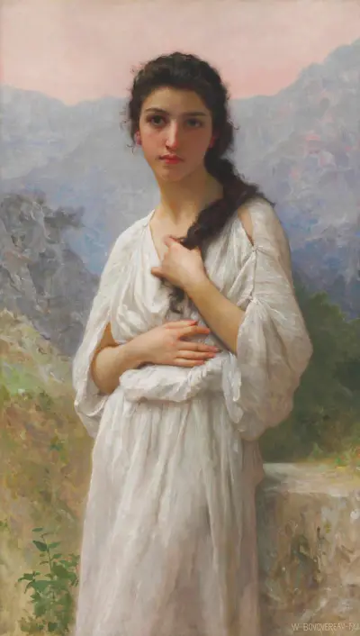 Väntan av William Bouguereau
