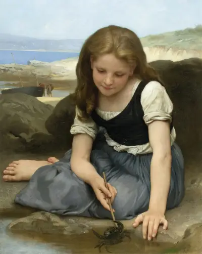 Le Crabe av William Bouguereau