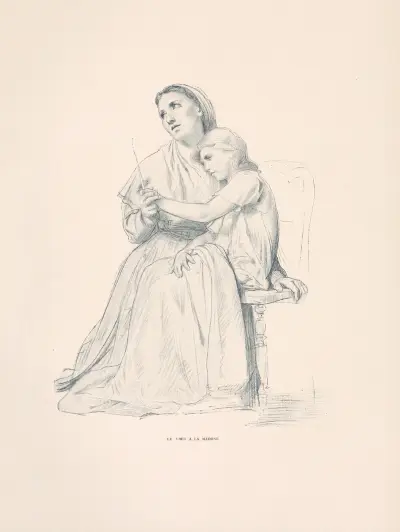 Löftet till madonnan av William Bouguereau