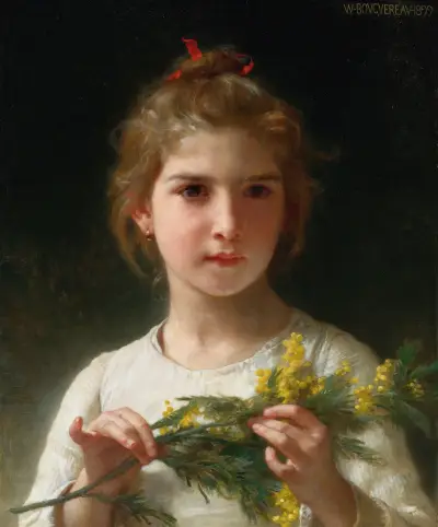 Mimosa, William Bouguereau
