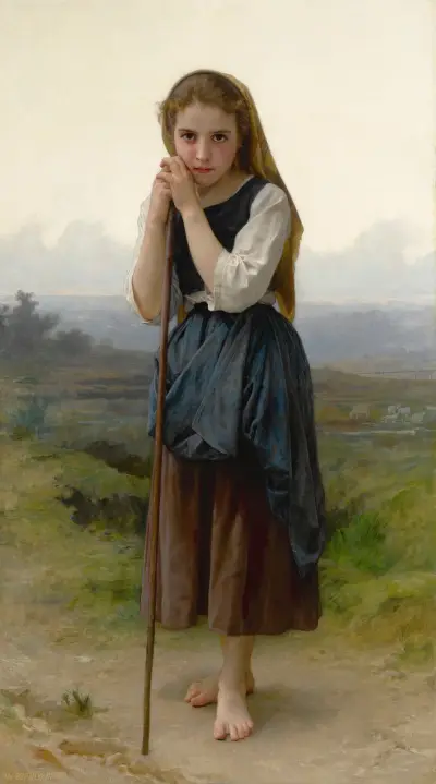 Petite Bergère, William Bouguereau