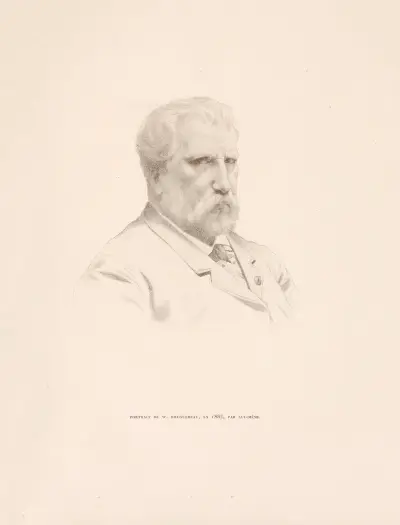 Portrait de W. Bouguereau, en l899 av William Bouguereau