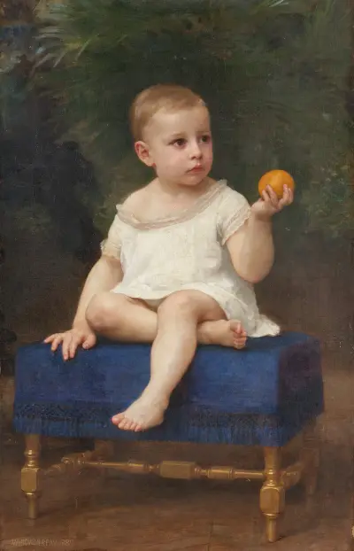 Porträtt av ett barn till Madame Porter av William Bouguereau