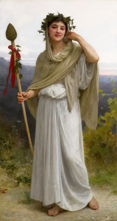 Bacchusprästinna av William Bouguereau