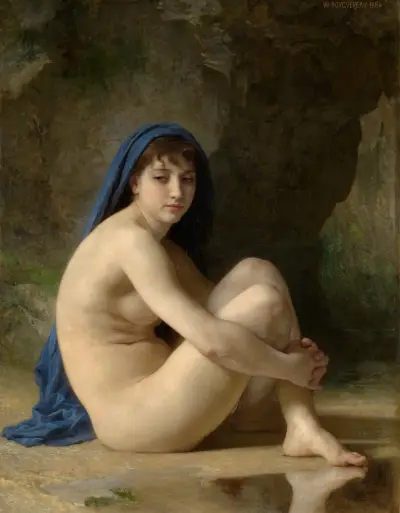 Seated Nude av William Bouguereau