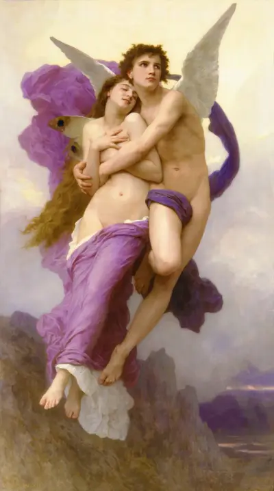 Rövandet av Psyche av William Bouguereau