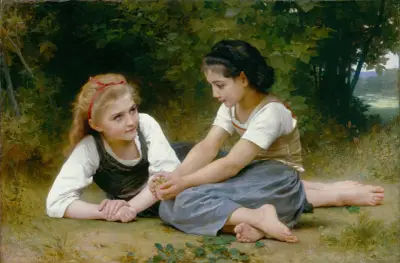 Nötsamlarna av William Bouguereau