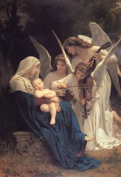 The song of the angels av William Bouguereau