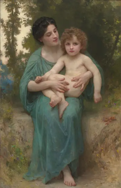 Den yngre brodern av William Bouguereau