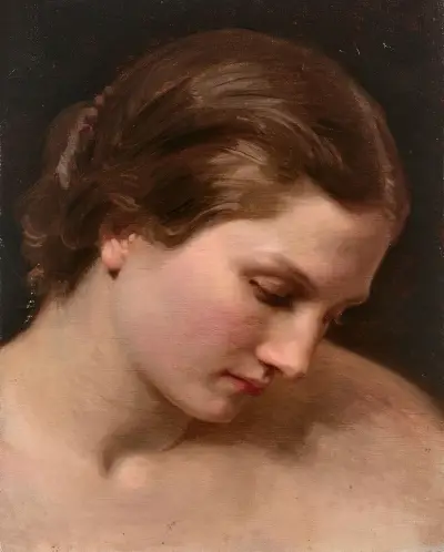 Kvinnoprofil av William Bouguereau