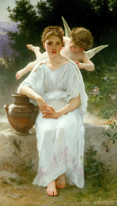 Kärlekens viskningar av William Bouguereau
