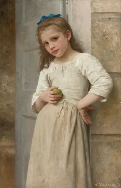 Yvonne Sur Le Pas De La Porte von William Bouguereau