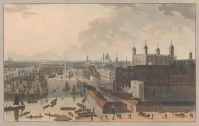 The Pool and the Tower av William Daniell