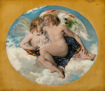 Amor och Psyche av William Etty
