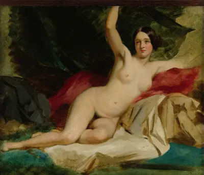 Reclining Female Nude av William Etty