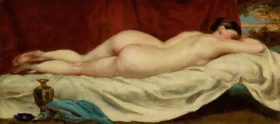 Sleeping Female Nude av William Etty