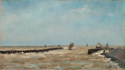 En belgisk hamn av Alfred William Finch