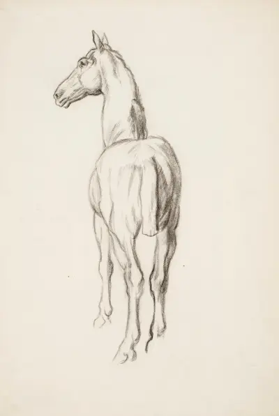 Hevosharjoitelma av Alfred William Finch