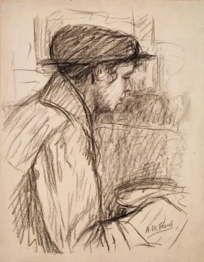Profile of a Woman av Alfred William Finch