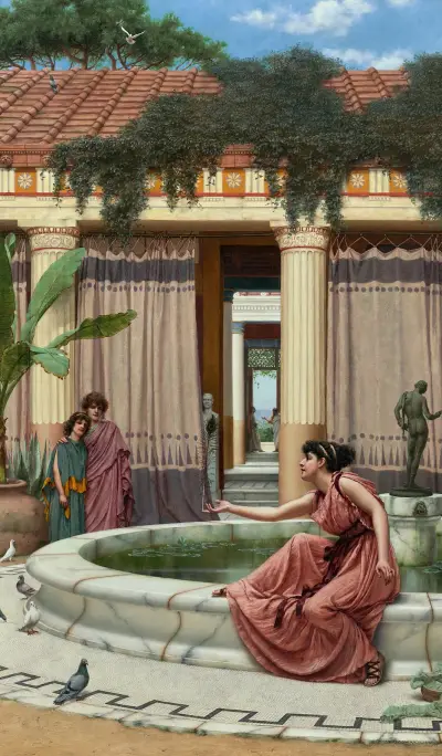 Oskyldiga nöjen av John William Godward