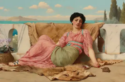Den stilla gunstlingen av John William Godward