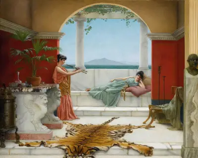 The Sweet Siesta Of A Summer Day av John William Godward