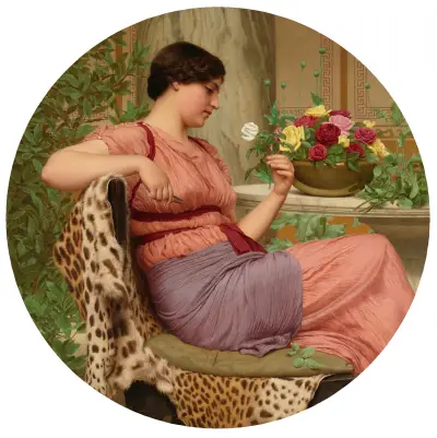 The Time Of Roses av John William Godward
