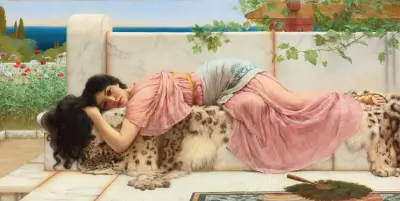 När hjärtat är ungt av John William Godward