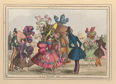À la mode, 1829 av William Heath