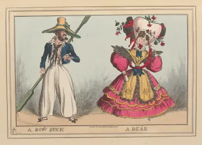 A row buck ; A dear av William Heath