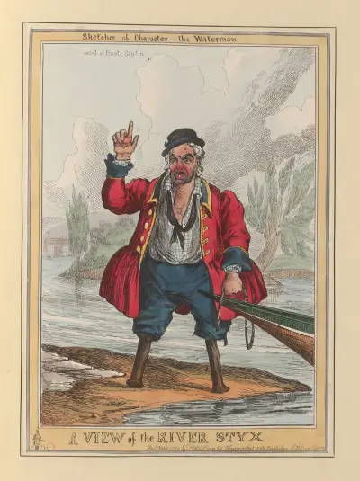 Utsikt över floden Styx av William Heath