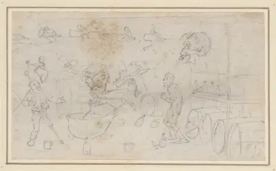 Karikatyrstudier av William Heath