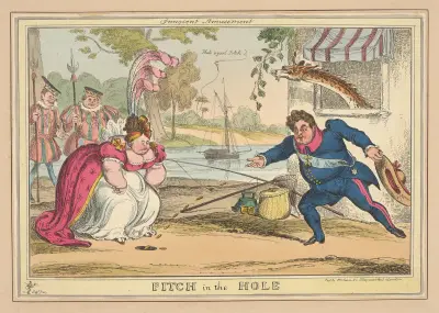 Oskyldigt nöje. Pitch in the hole. av William Heath