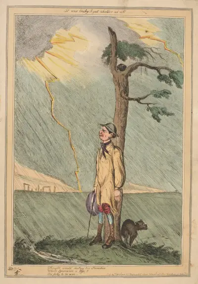 It wur lucky I got shelter at all. av William Heath