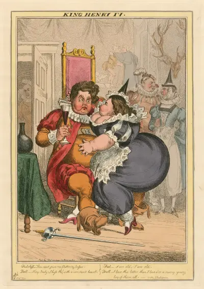 König Heinrich IV. [Teil 2], Falstaff, Thou dost give me flattering busses von William Heath