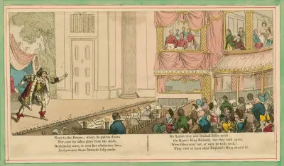 Lubin ser Edmund Kean spela Rikard III av William Heath