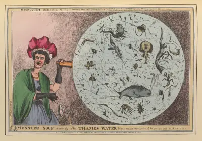 Monstersoppa, vanligen kallad Themsens vatten av William Heath