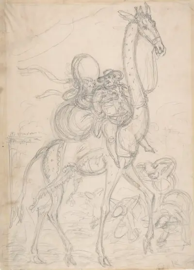 The Camelopard, or a new hobby av William Heath