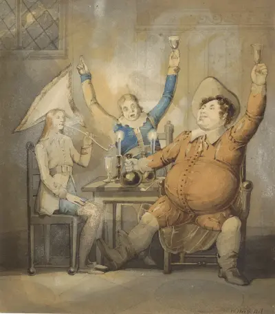 Twelfth night, II, 3 av William Heath