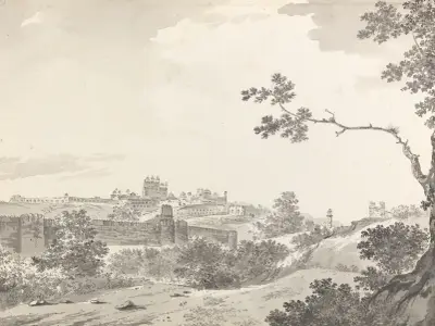 Originalzeichnungen für Choix de Vues de L'Inde u. a., Taf. 23 von William Hodges