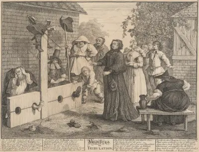 Hudibras in Tribulation (no.6) von William Hogarth