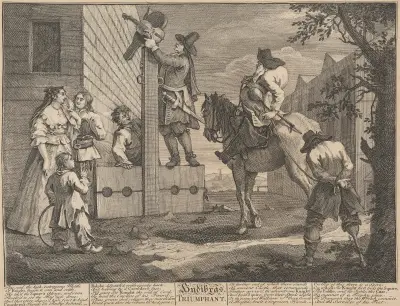 Hudibras Triumphant (no.4) von William Hogarth