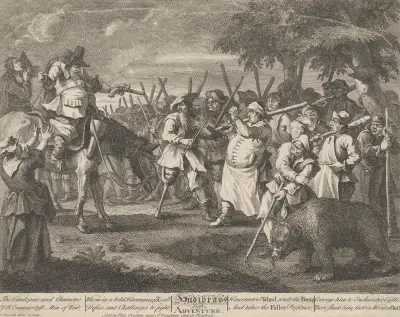 Hudibras’s First Adventure (no.3) av William Hogarth