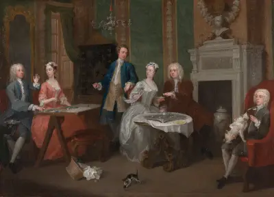 Portrait of a Family von William Hogarth