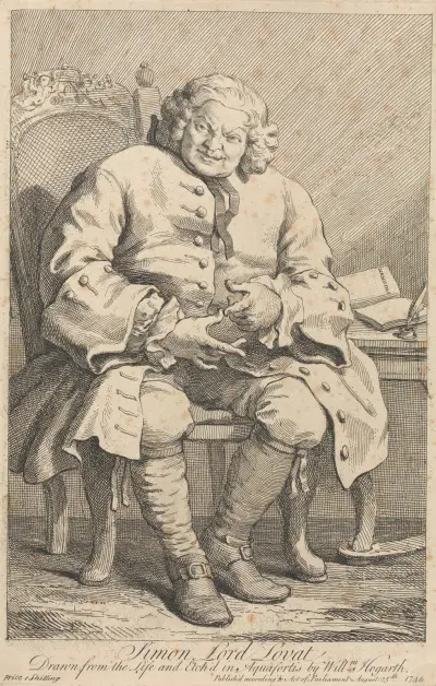 Simon Lord Lovat von William Hogarth