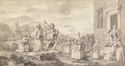 Study for the Foundlings von William Hogarth