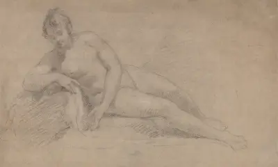 Study of a Female Nude von William Hogarth