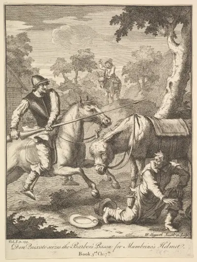The Adventure of Mambrino’s Helmet von William Hogarth