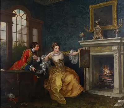 The Lady’s Last Stake av William Hogarth