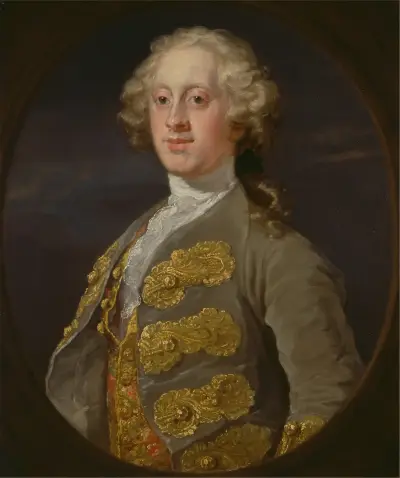 William Cavendish, Marquess of Hartington, Later 4th Duke of Devonshire von William Hogarth